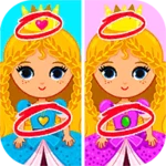 spot 5 differences girls games android application logo